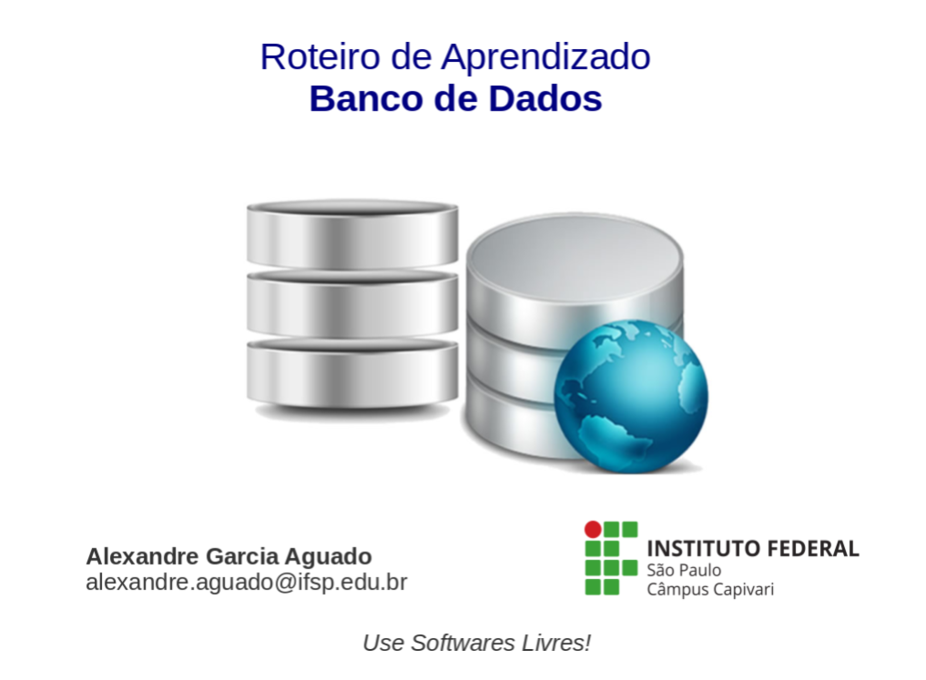 Roteiro de aprendizado de Banco de Dados