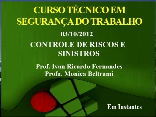 Téc. Seg. M2 E2 Controle de Riscos e Sinistros - 08