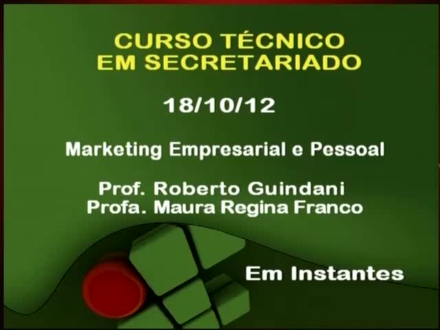 Téc. Secretariado  M4 E2 Marketing Empresarial e Pessoal - 09