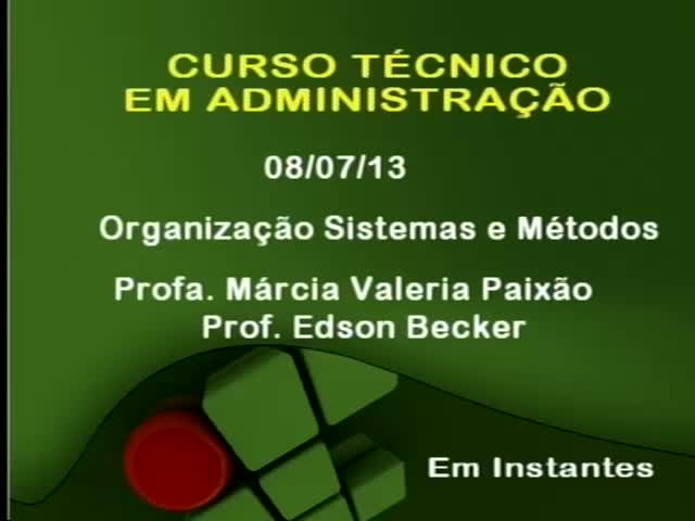 Téc. Adm. M3 E2 Organização de Sistemas e Métodos - 06
