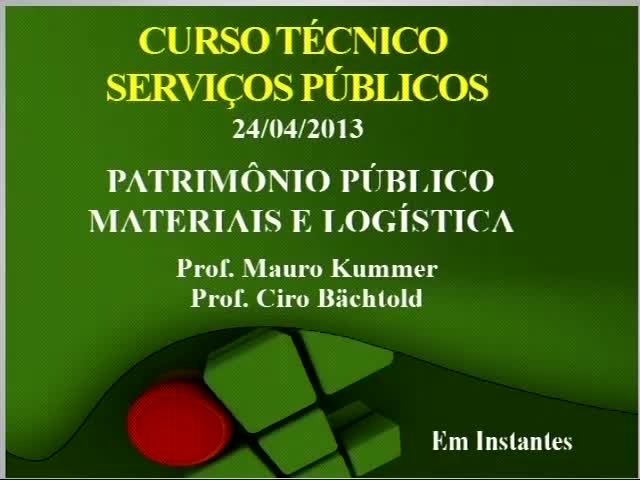 Téc. Serviços Públicos M3 E2 Patrimônio Público, Materiais e Logística  - 01