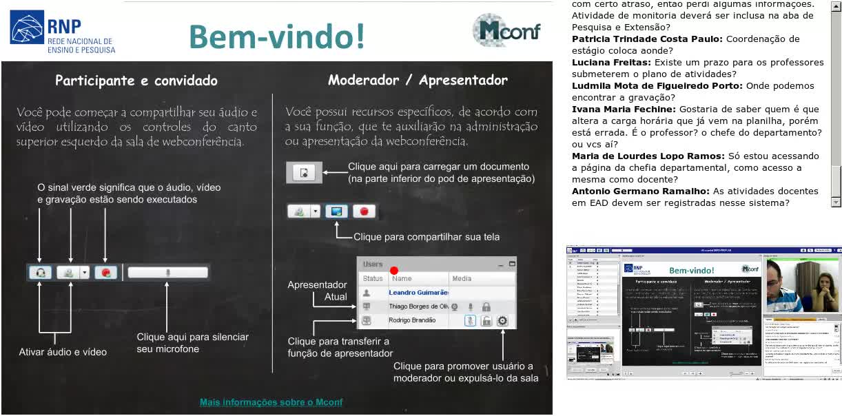UEPB - Conferência web para divulgação do sistema C3PO
