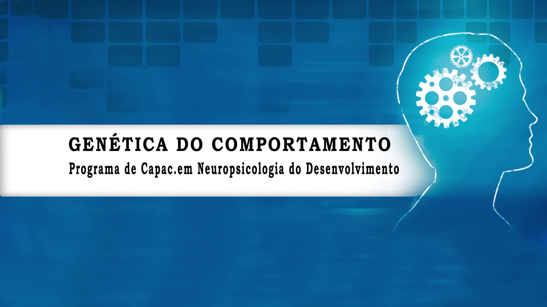 Apresentação da disciplina Genética do Comportamento