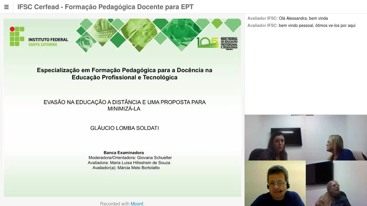 Defesas Curso de Formação EPT 09/08/2017