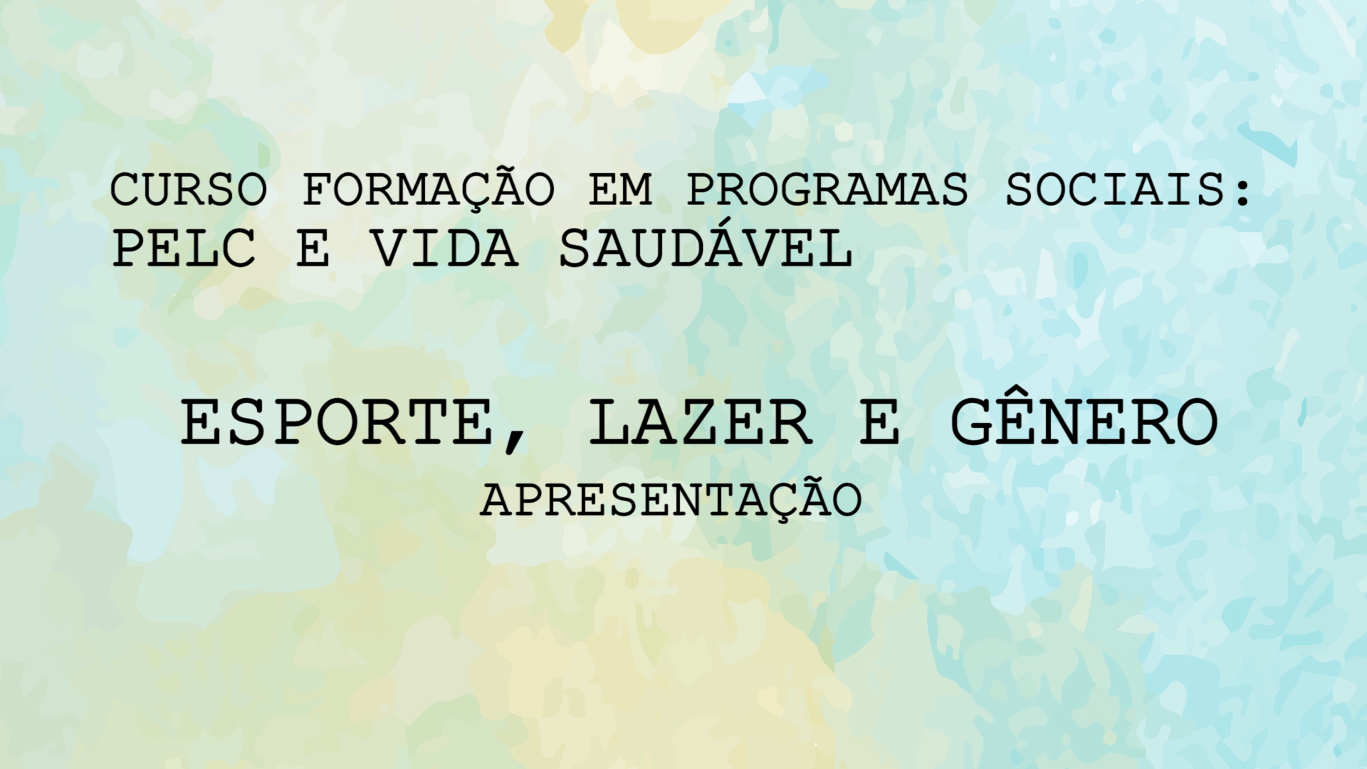 Esporte, lazer e gênero 