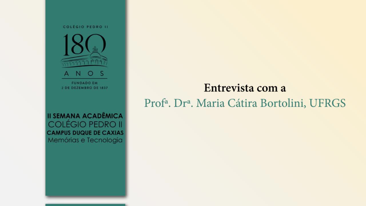 Entrevista com a Profª. Drª. Maria Cátira Bortolini, UFRGS