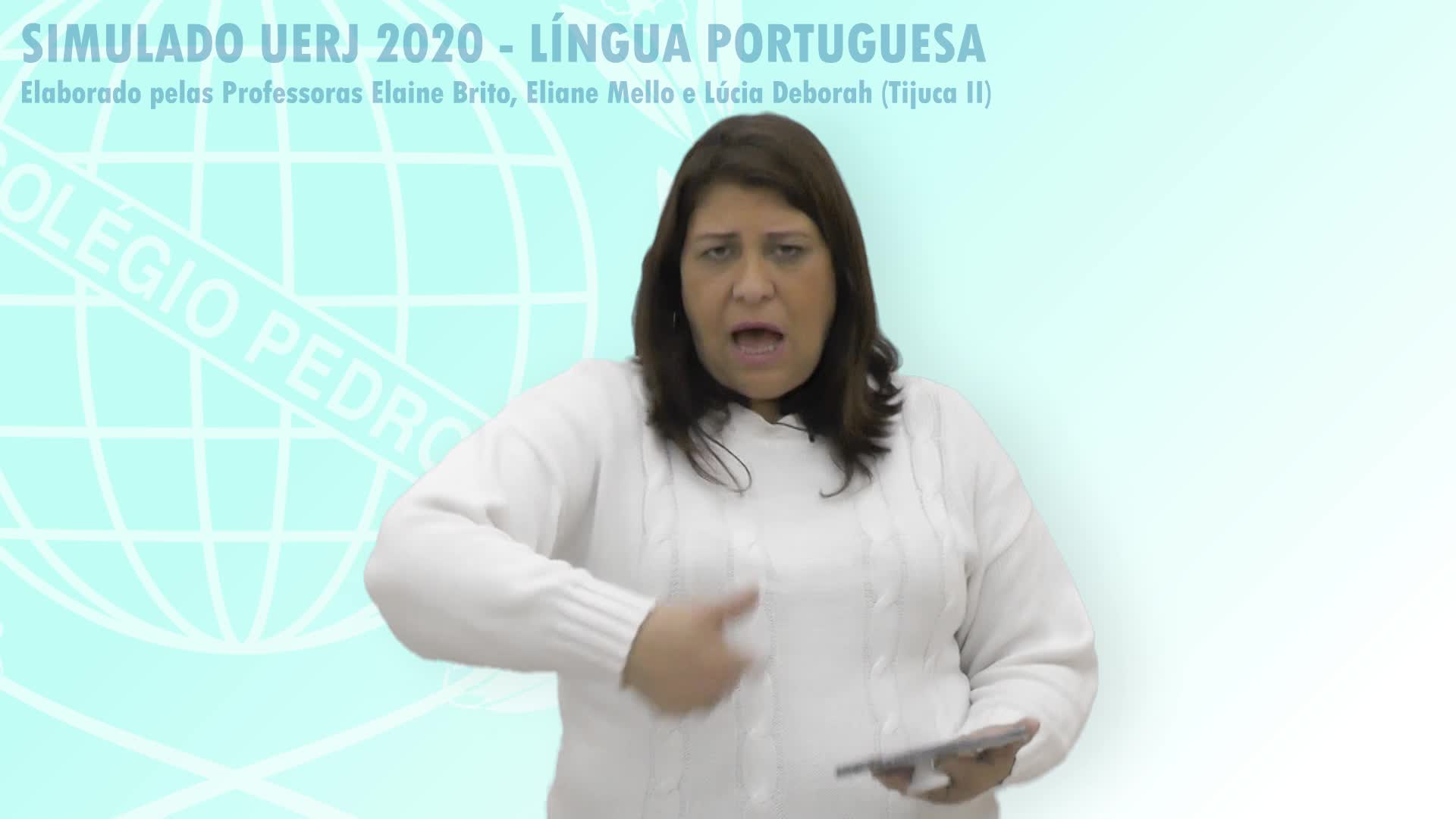 CP2 DIGITAL - SIMULADO VESTIBULAR UERJ 2020 - LÍNGUA PORTUGUESA - QUESTÃO 1