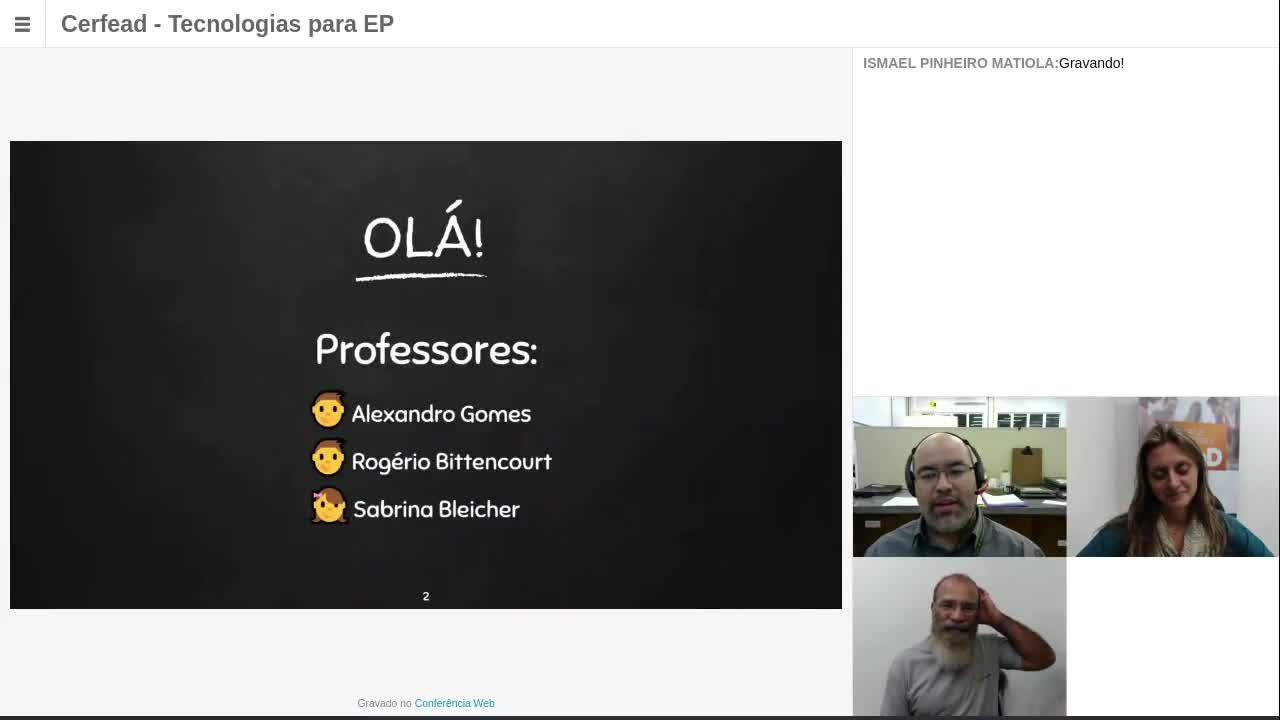 Aula de Tecnologias para Educação Profissional 22.05.2019