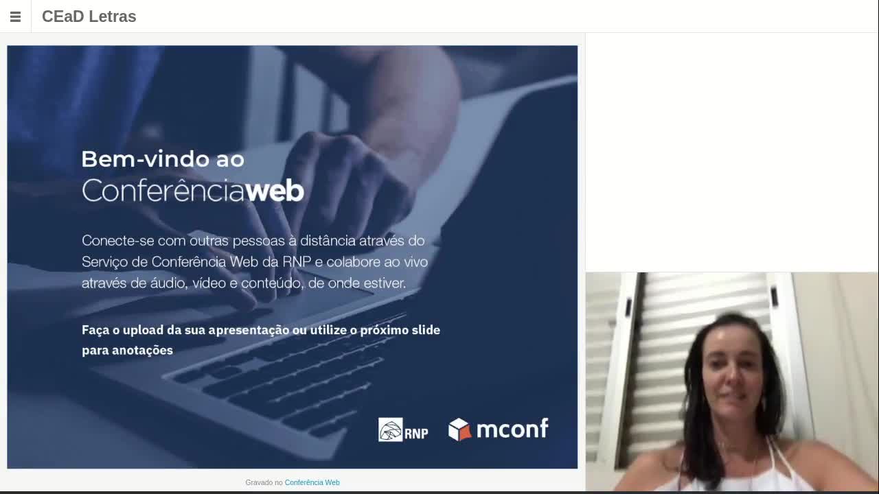 Conferência Web - Letras Inglês - Profª Fernanda Silvestre - 21/11/2019