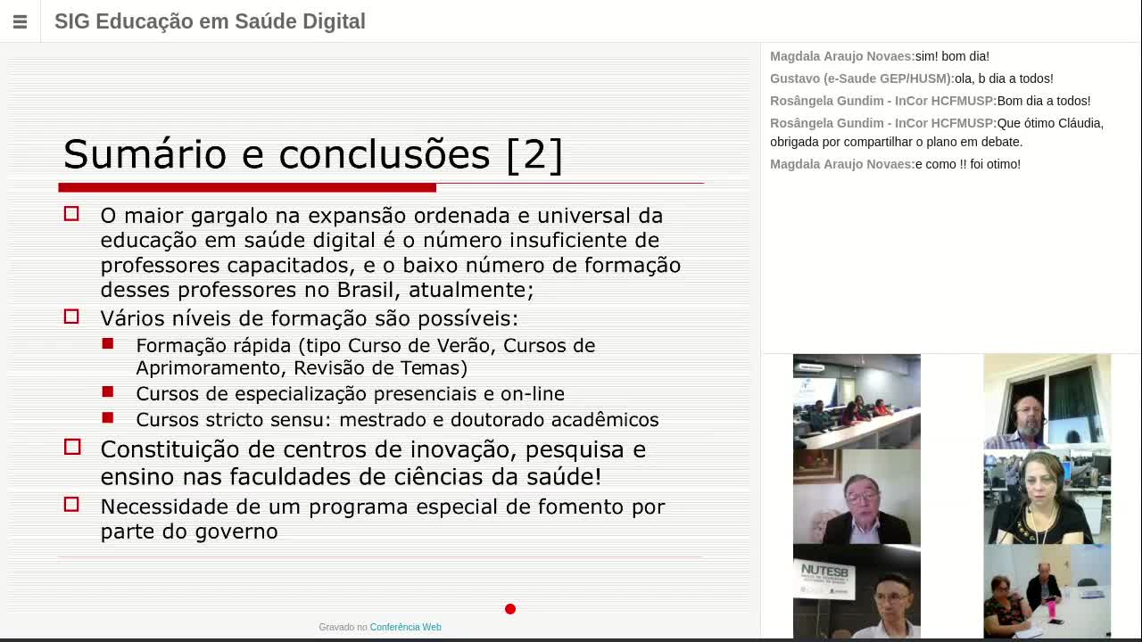 SIG Educação em Saúde Digital *