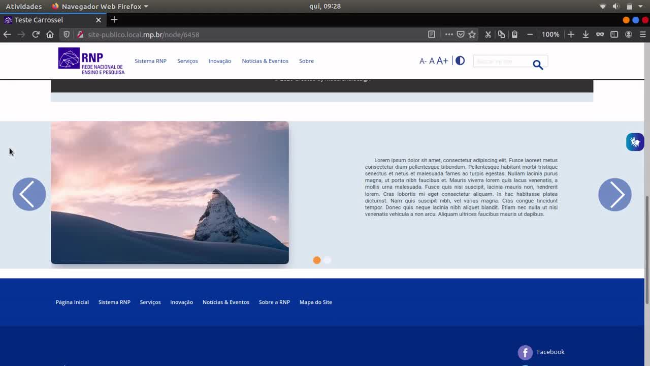 Tutorial Carrossel OnePage