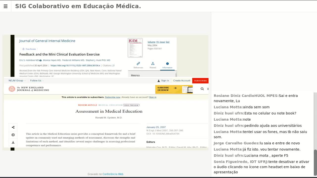 SIG Colaborativo em Educação Médica *