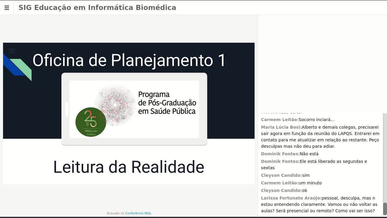 SIG Educação em Saúde Digital *