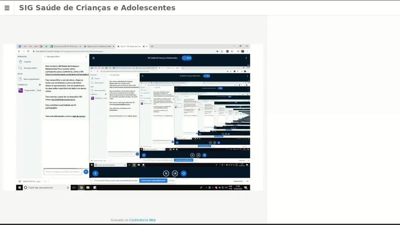 SIG Saúde de Crianças e Adolescentes *