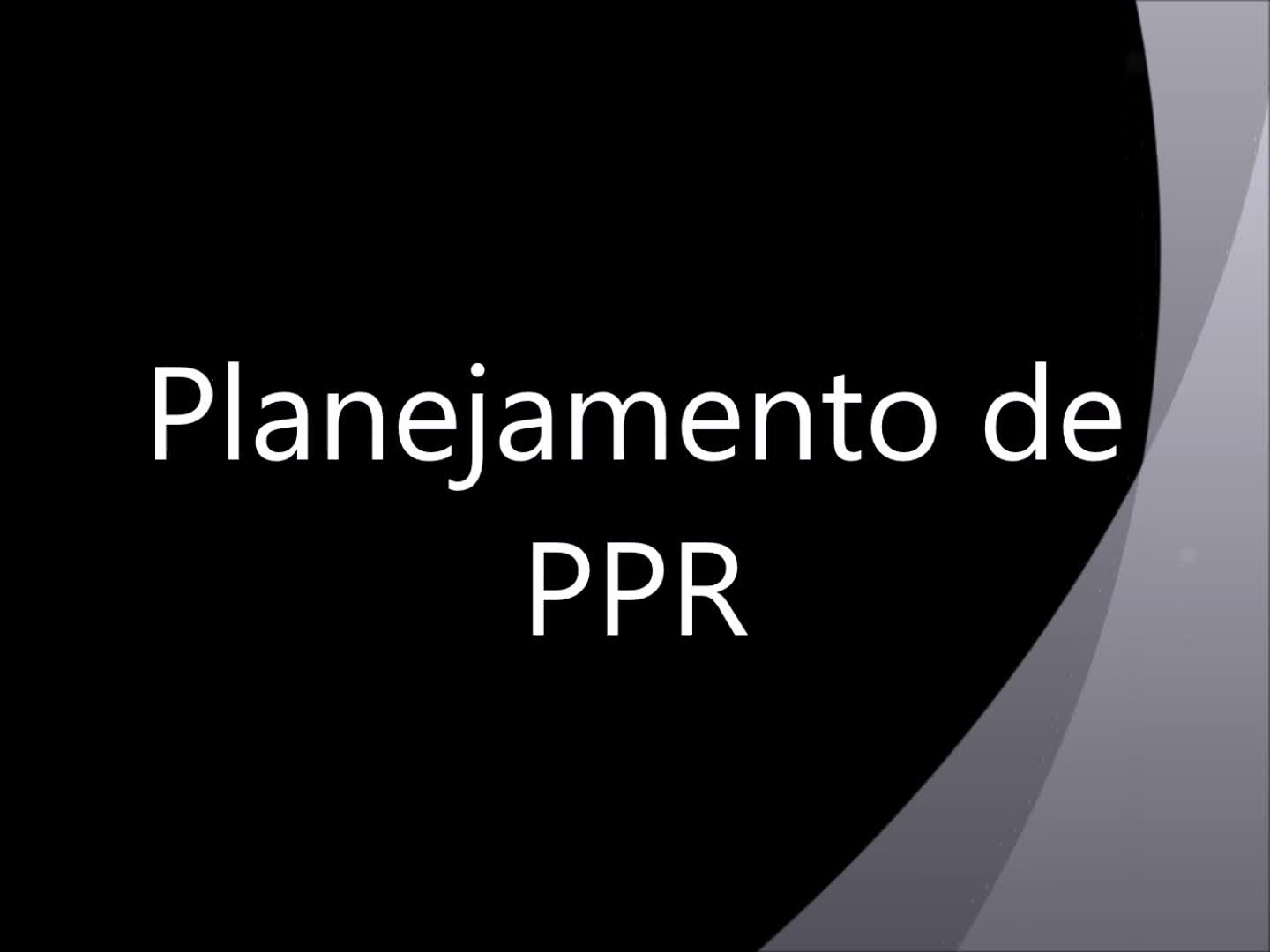 Planejamento em PPR