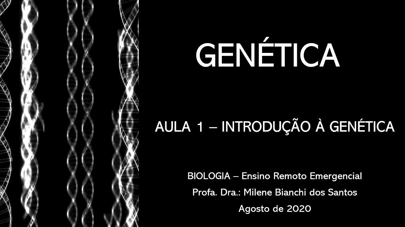 Genética - Aula 1