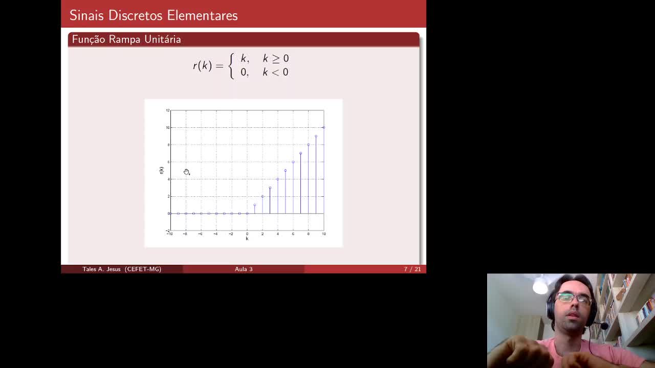 CDSD 5.3 - Rampa unitária discreta e exponencial discreta