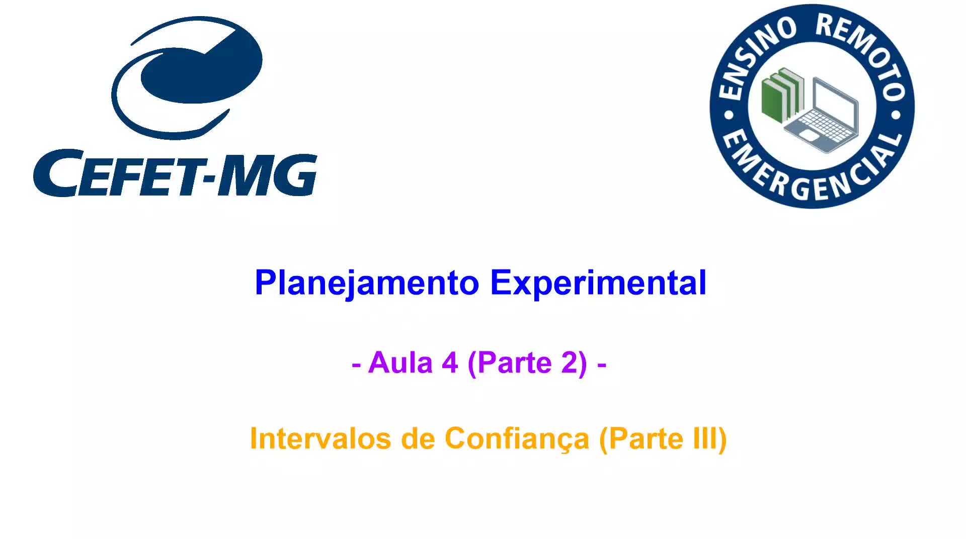 Aula "Intervalos de Confiança (Parte III): IC para média com base na Dist. de Student"