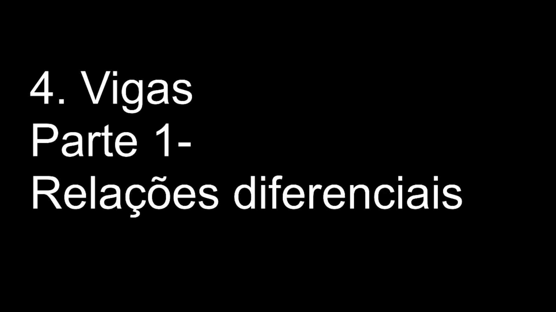 Teoria I - 04 - Vigas - Parte 1