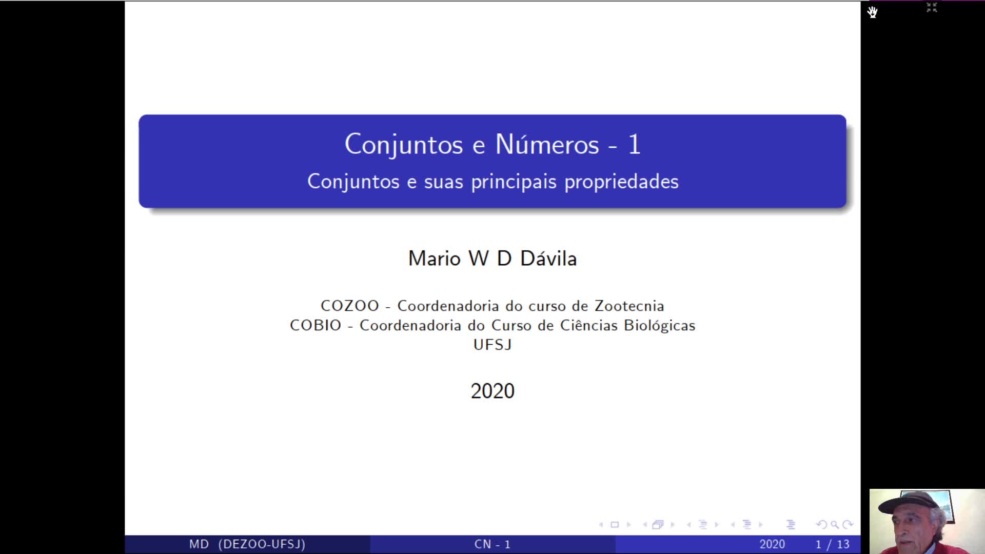 Conjuntos e Números - A1