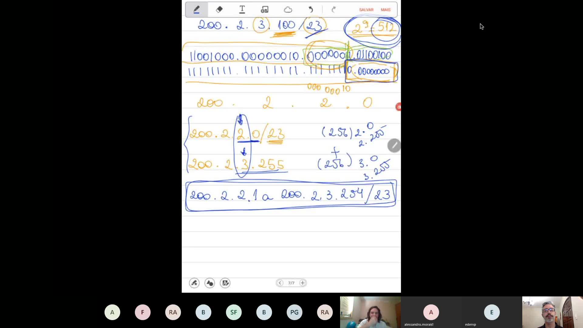 Resolução de exercício sobre Protocolo IP