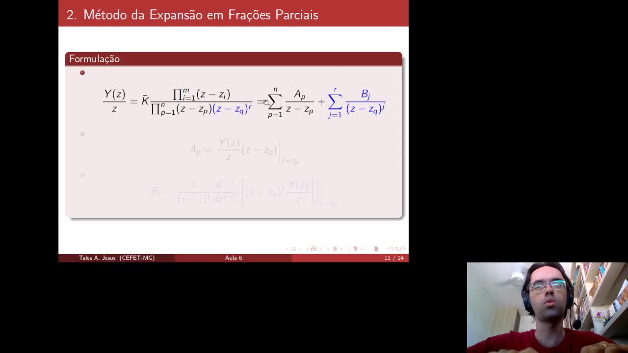 CDSD 9.4 - Método 2 - Expansão em frações parciais