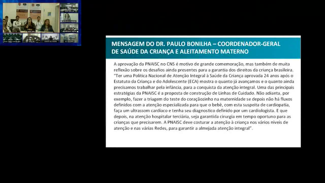 SIG Saúde de Crianças e Adolescentes *
