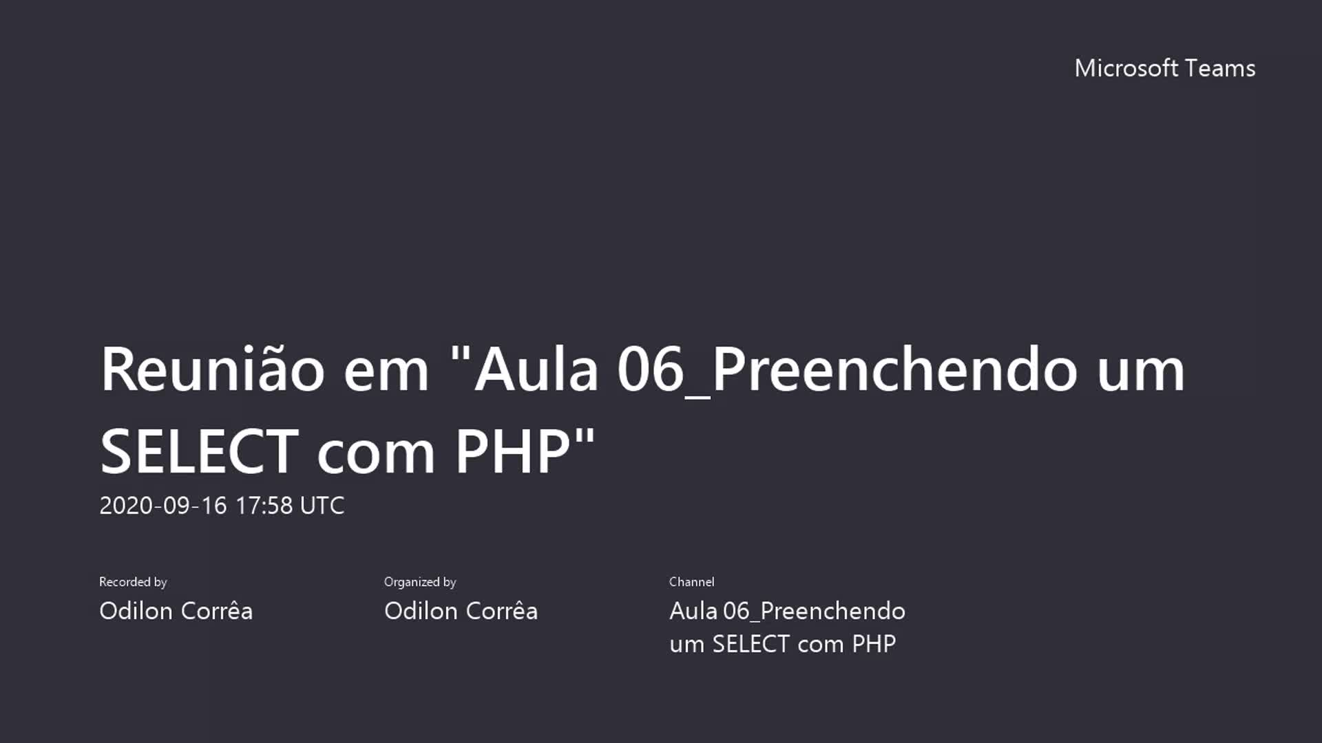 PW2: Aula 06 - Acesso à banco de dados - Cadastro Simples com caixa de seleção