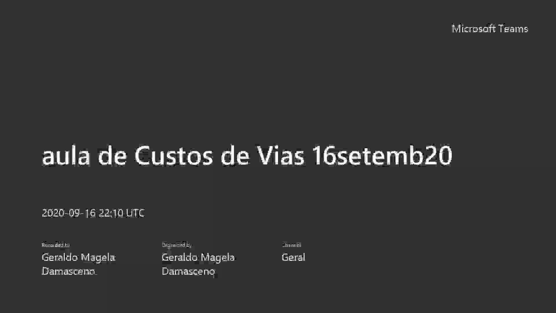custos vias dia 16setemb20