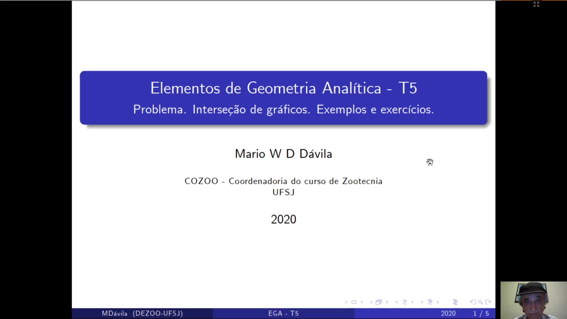 Introdução à geometria analítica - Portal de Educação do Instituto