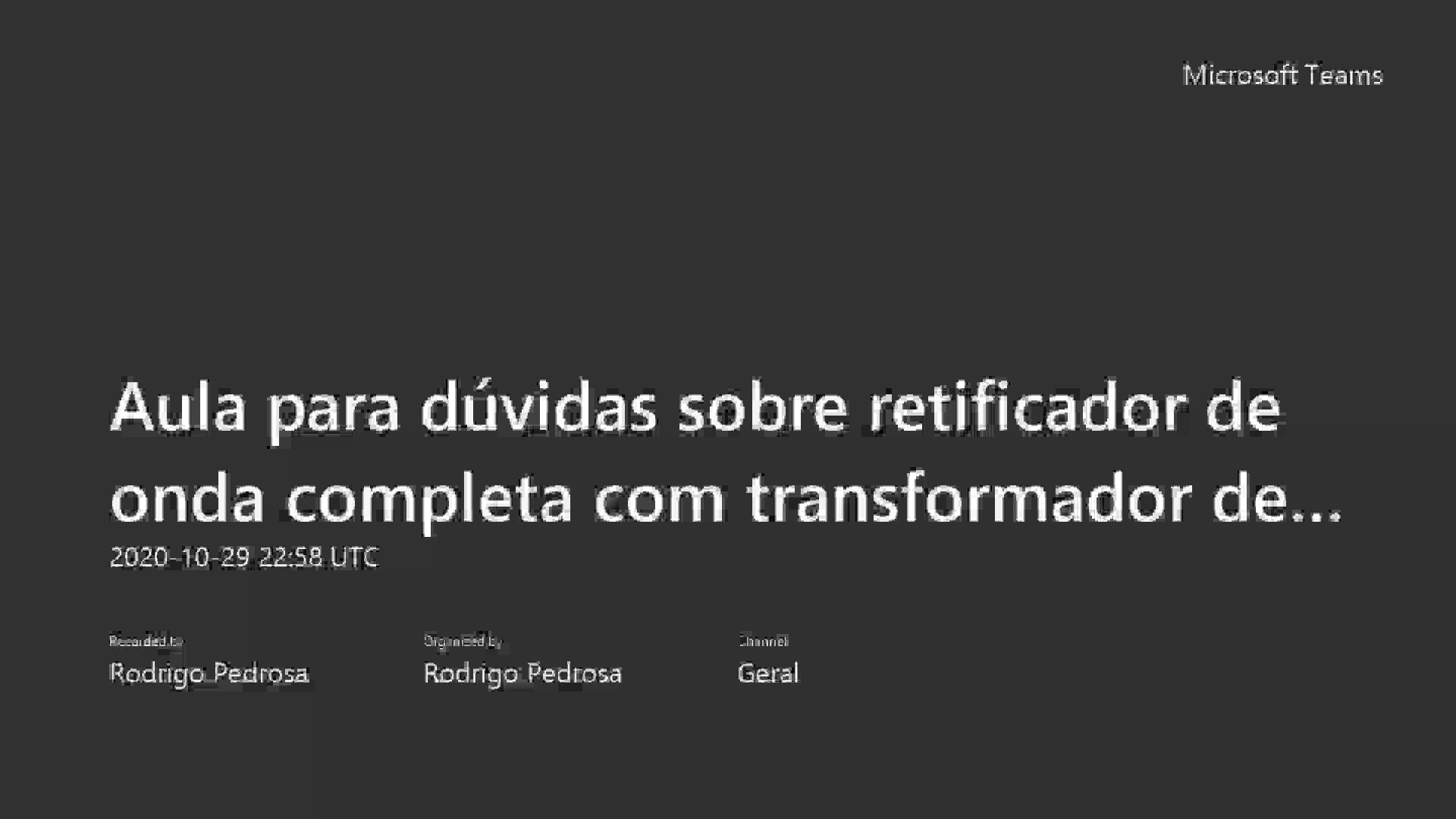 Aula 10_EAI_Retificador de onda completa com trasnformador de tap central.