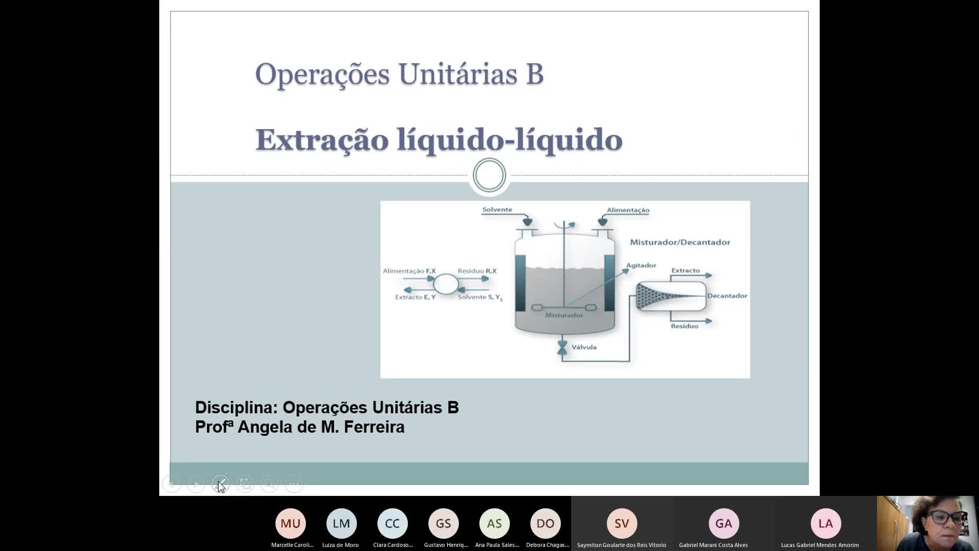 Operação Unitária de Extração Líquido-Líquido