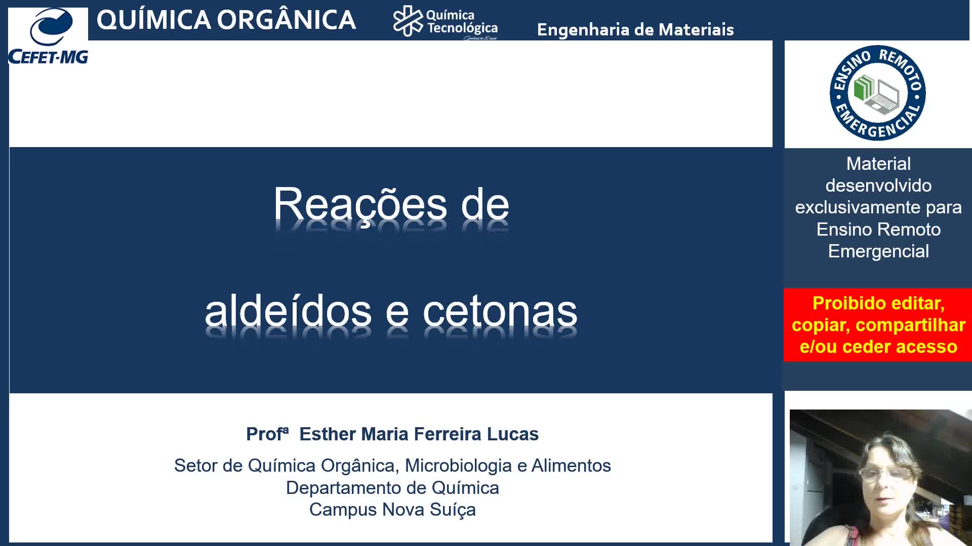 w - Reações dos aldeídos e cetonas