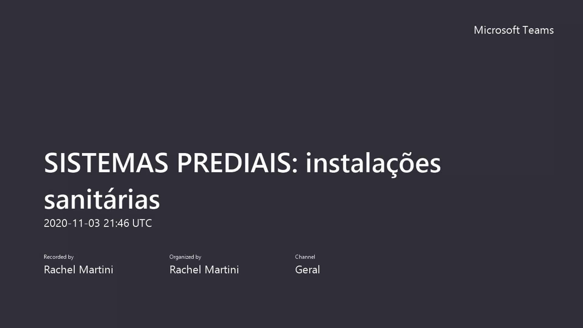 Sistemas prediais: instalações sanitárias