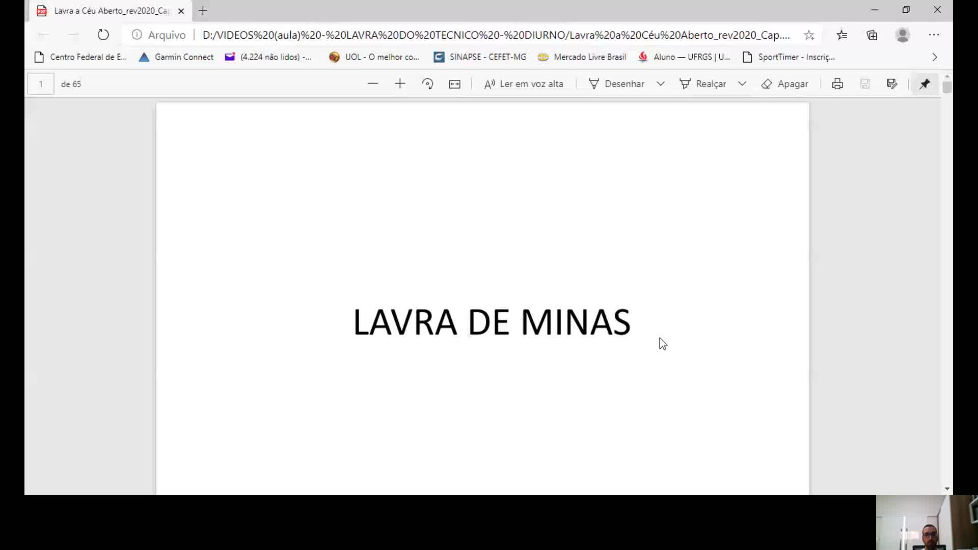 Capítulo 4 - Métodos de lavra a céu aberto na forma sólida