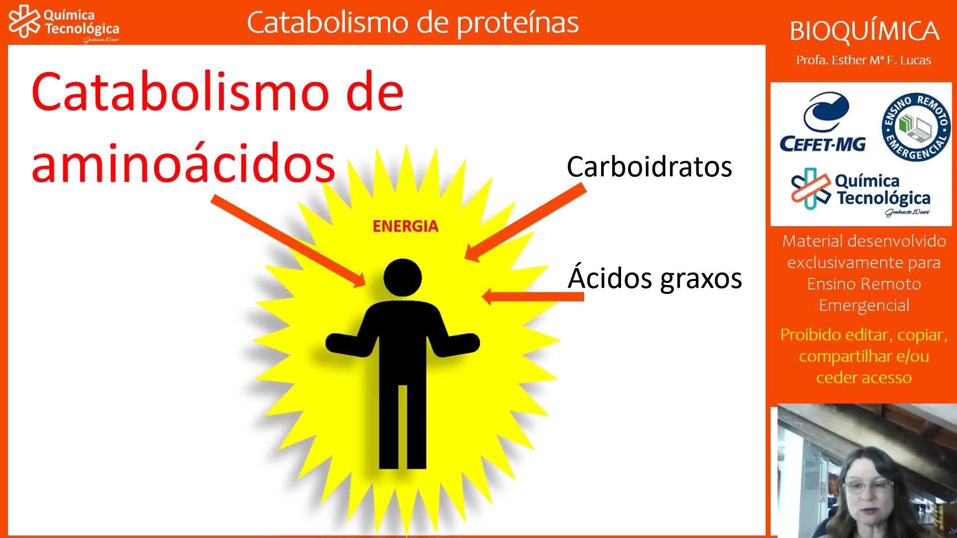 BIOQUÍMICA - VÍDEO 15 - Catabolismo de aminoácidos