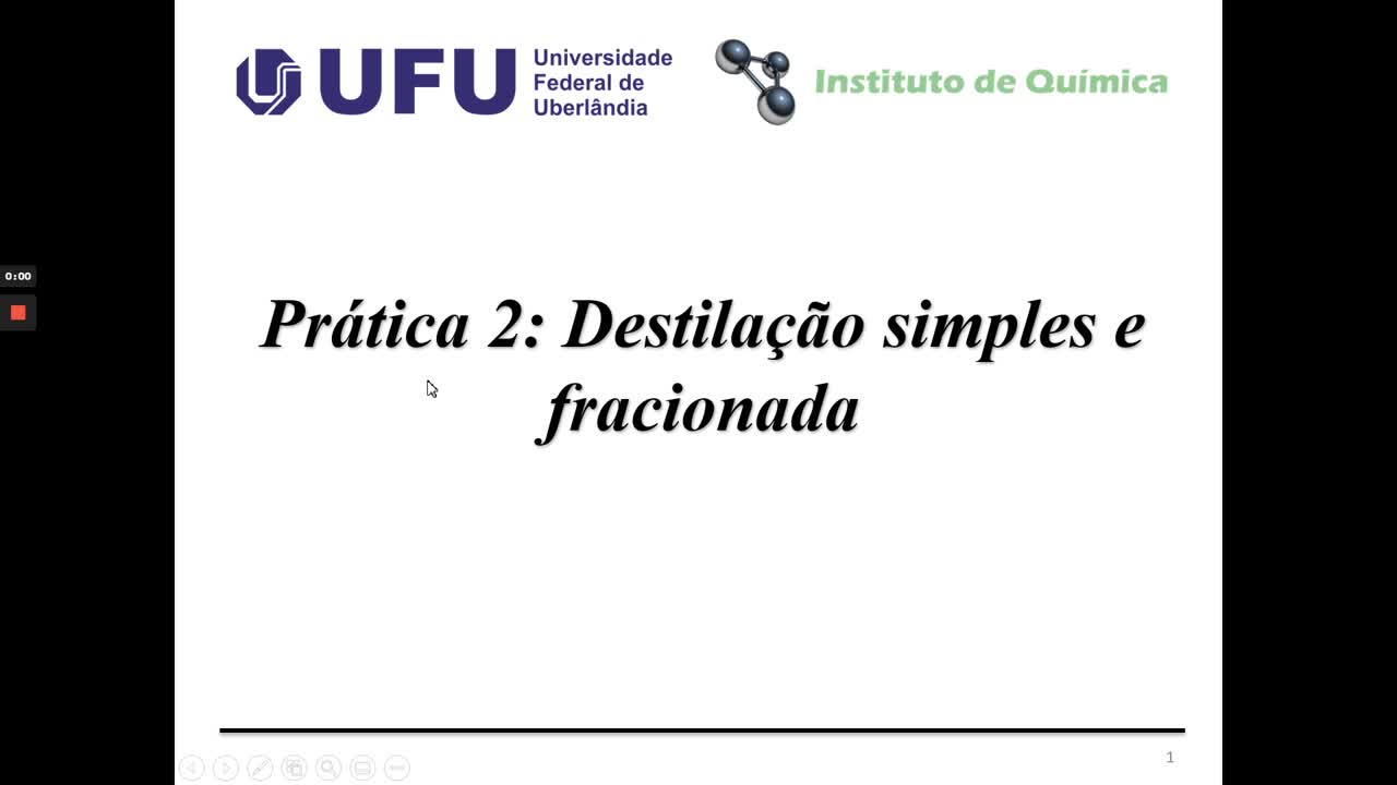 Prática 2 - Destilação simples e fracionada