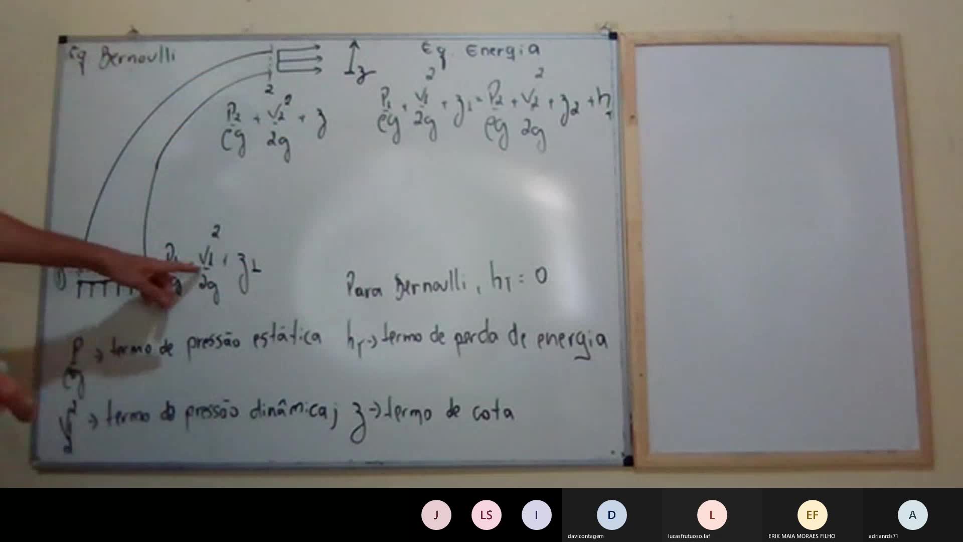 Equação Bernoulli