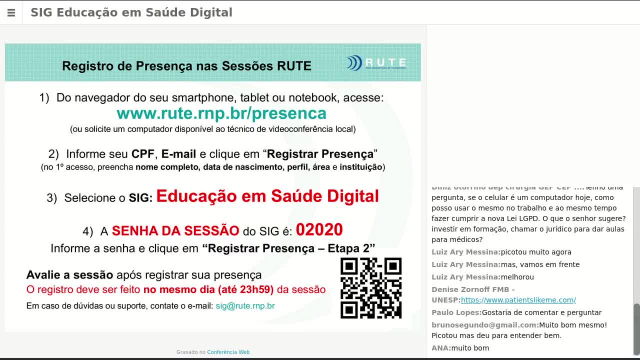 SIG Educação em Saúde Digital *