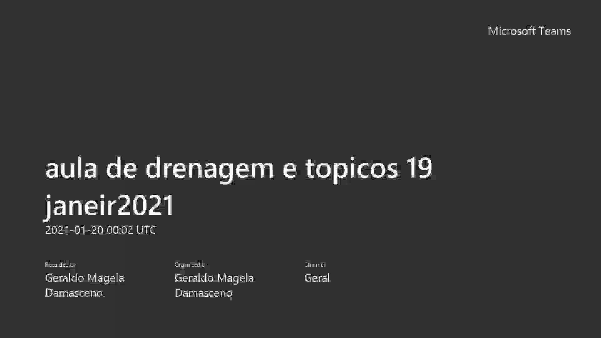 aula Drenagem 19  janeir2021