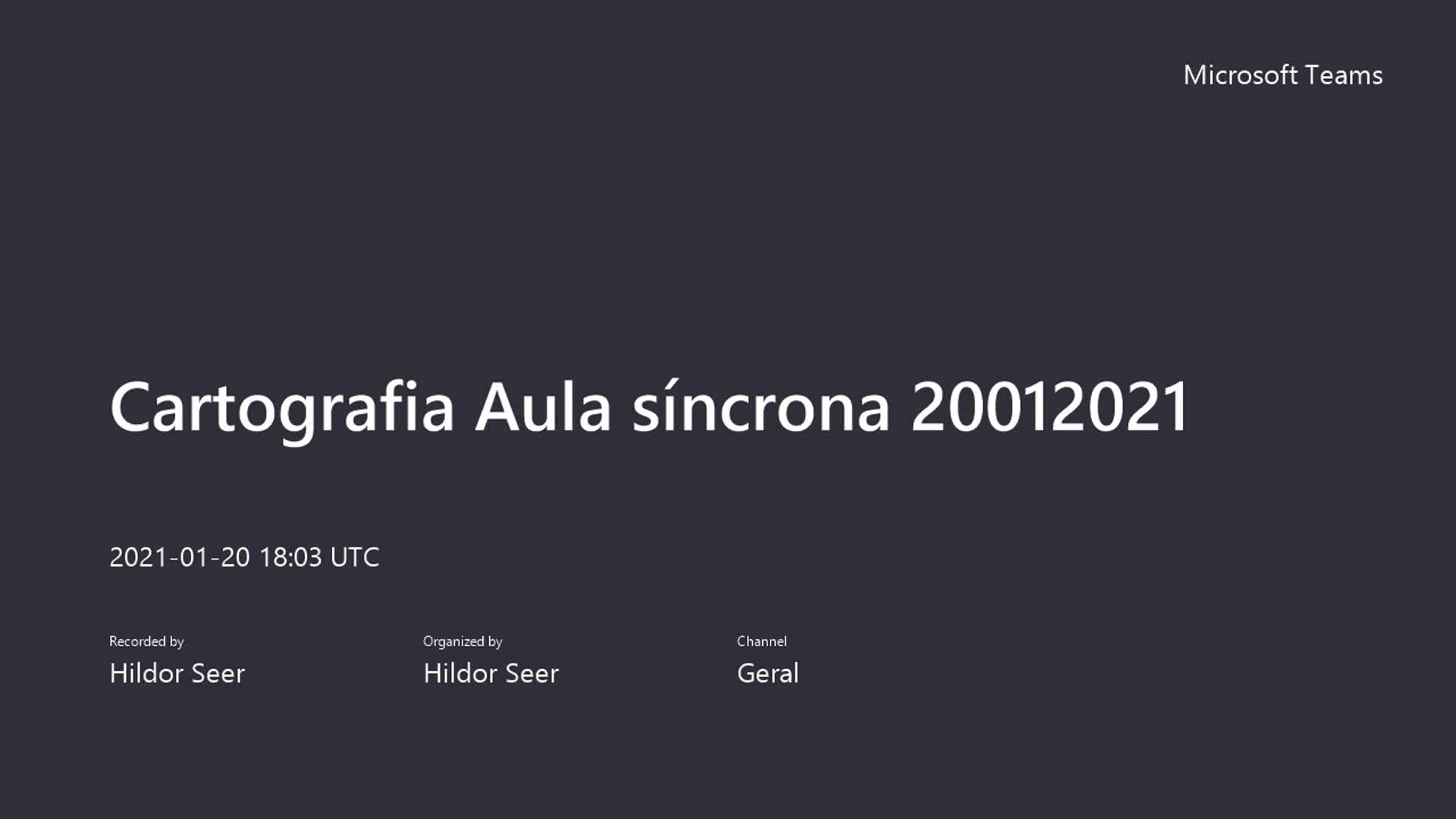 Cartografia Aplicada Aula síncrona 20012021