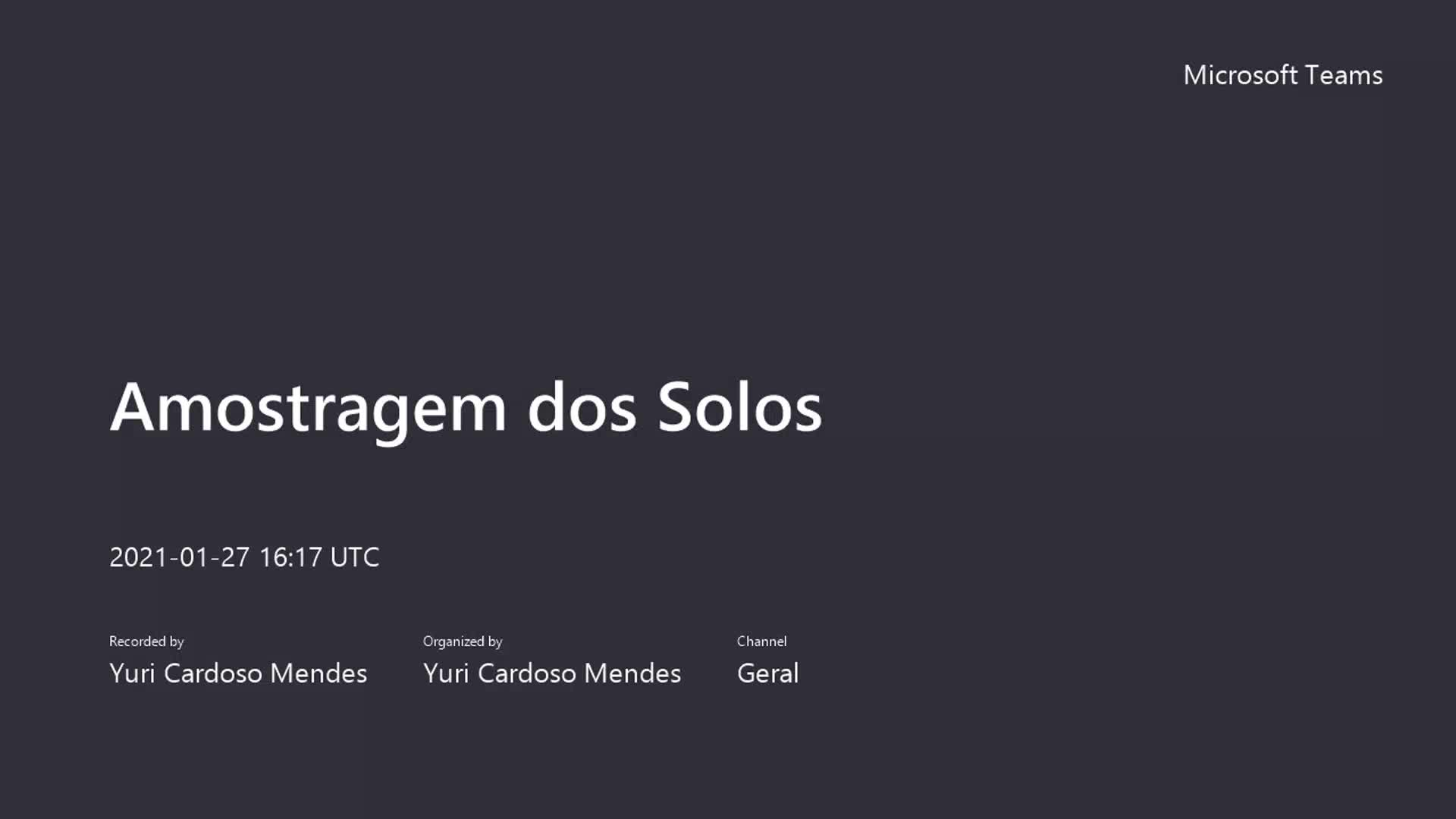Mec Sol - Amostragem dos solos