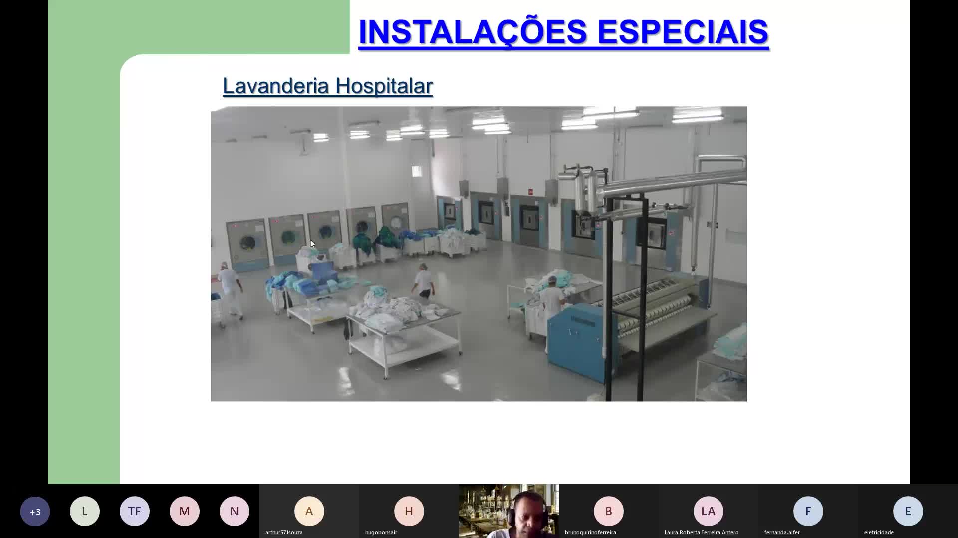 Comando autoclave e lavanderia