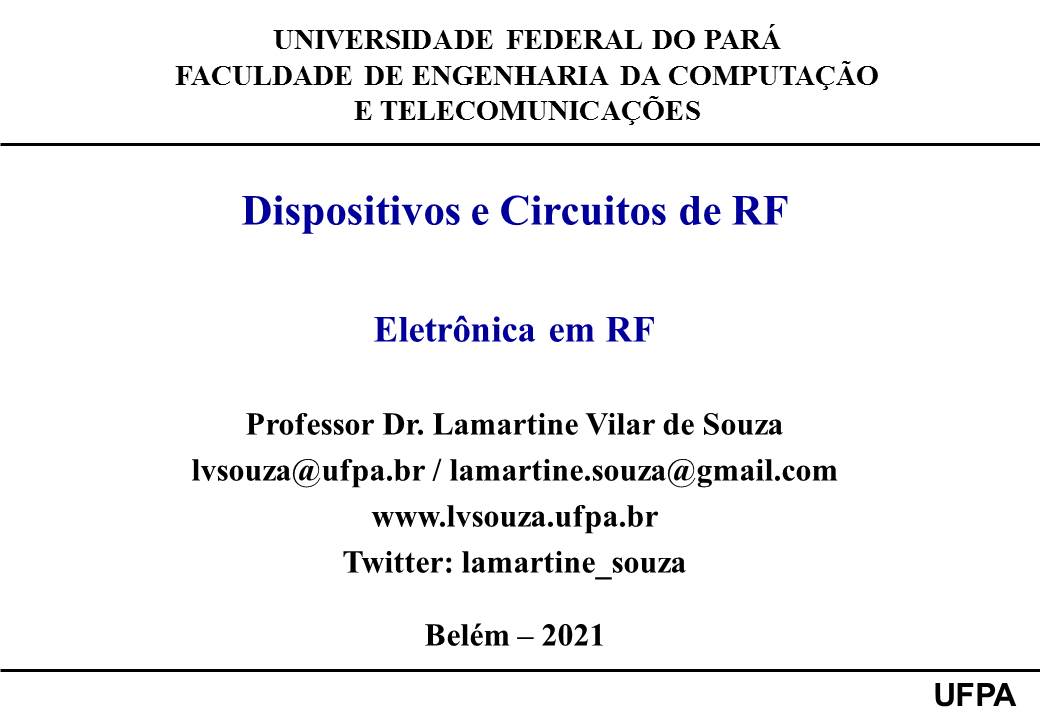 Capítulo 1 de Dispositivos e Circuitos de RF - 190321