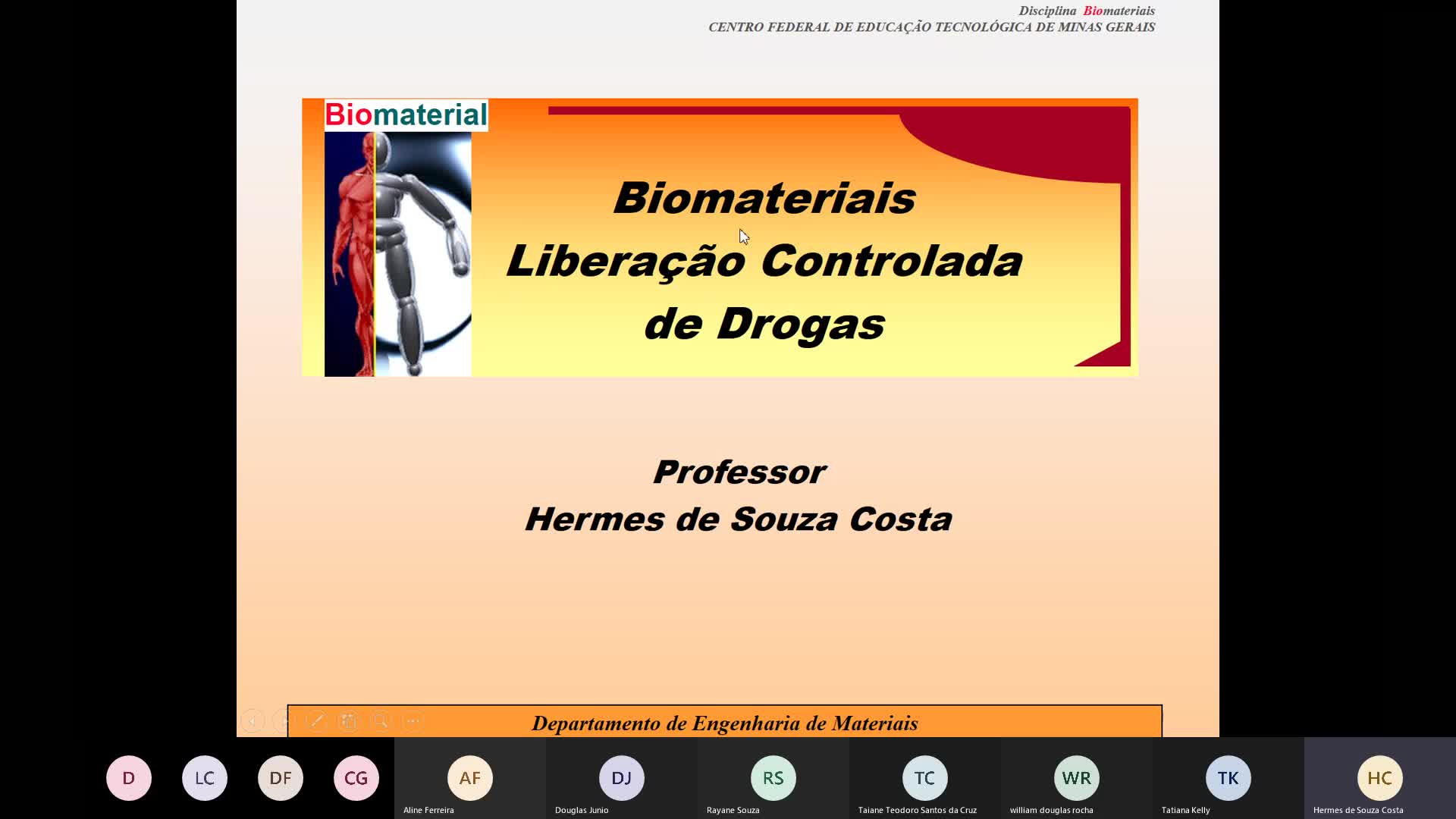 Sistemas de Liberação de Drogas Parte - 01