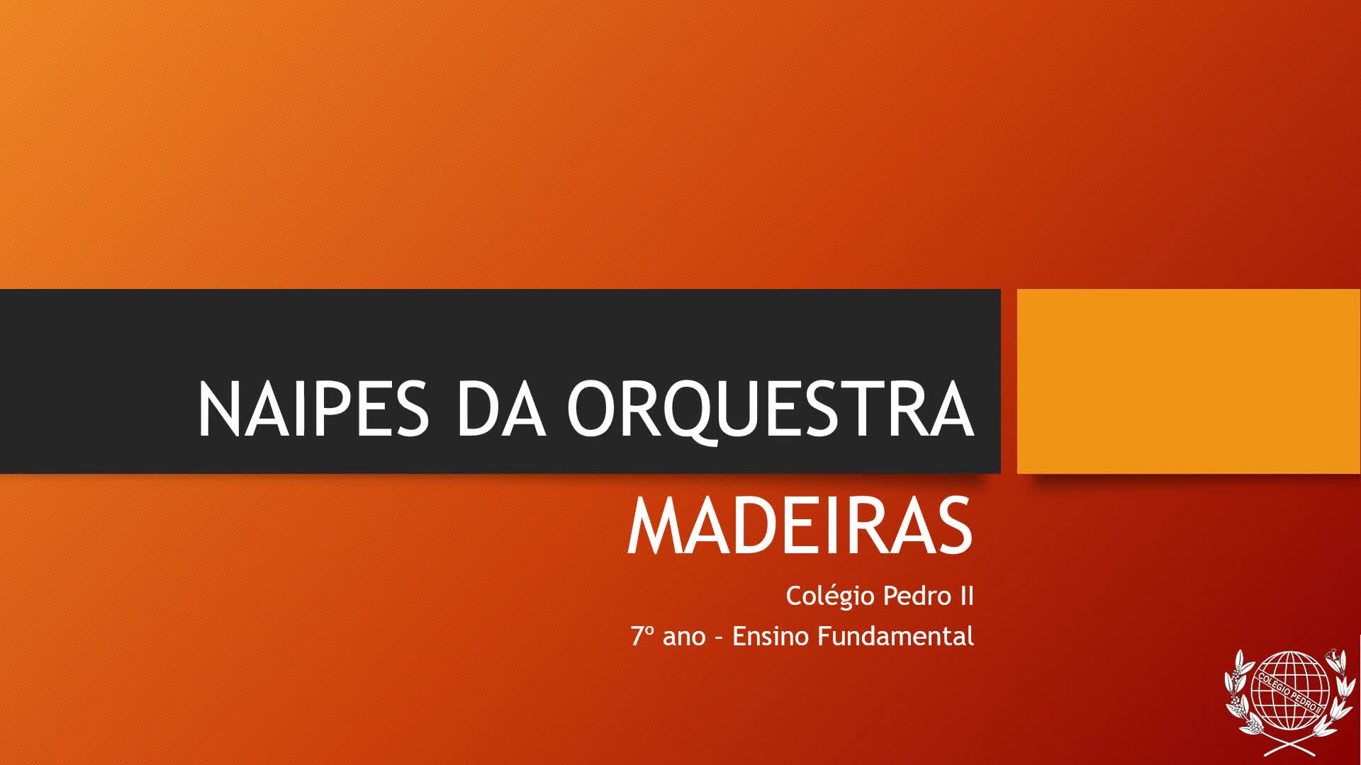Instrumentos de sopro/ Madeiras