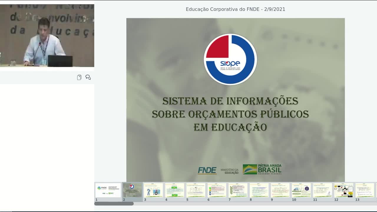 FNDE em Rede - Capacitação SIOPE