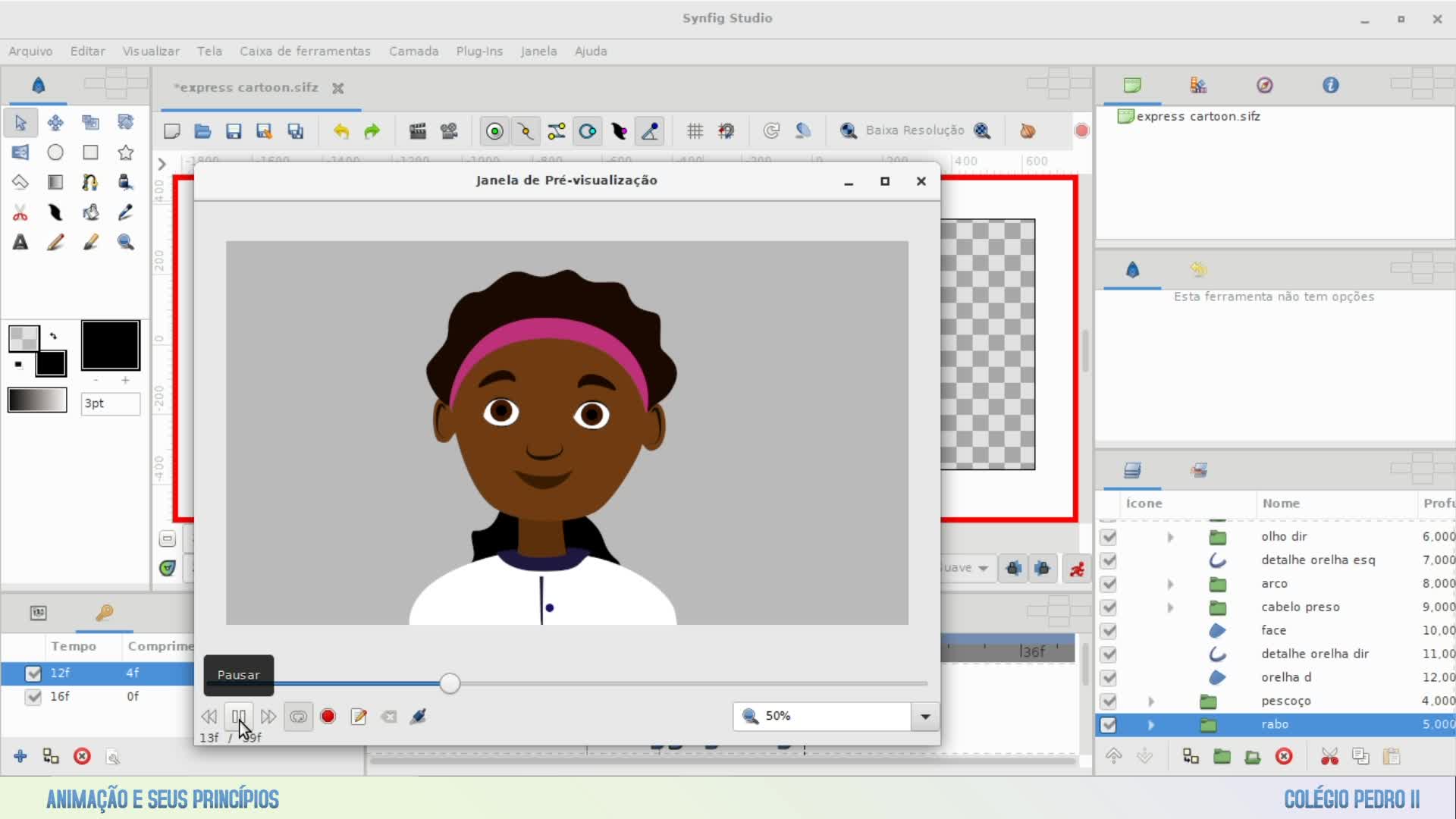 SYNFIG 22 - ANIMAÇÃO DE EXPRESSÃO FACIAL