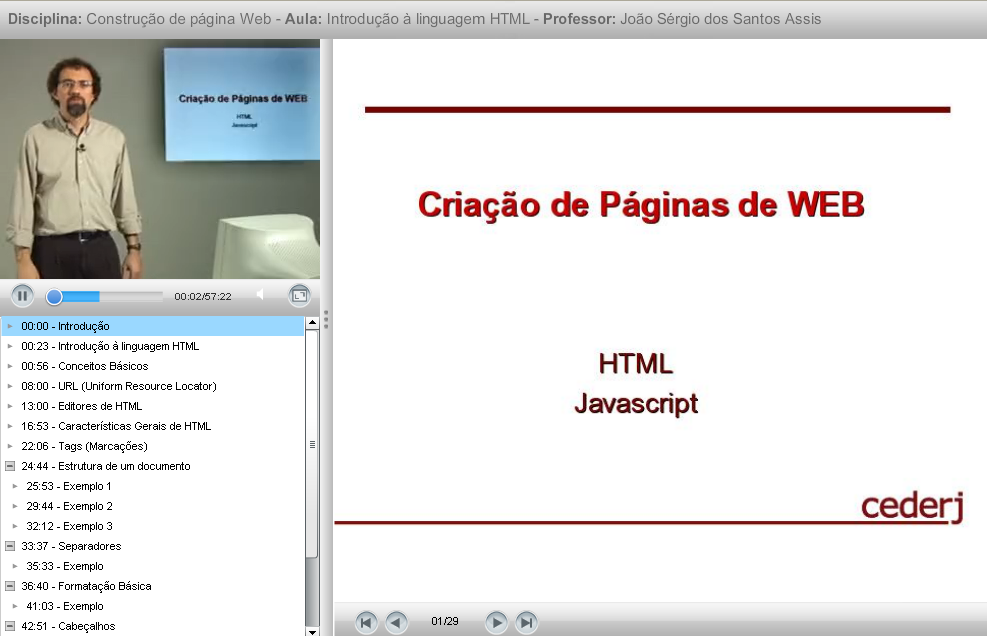 [ead05002] Construção de página Web