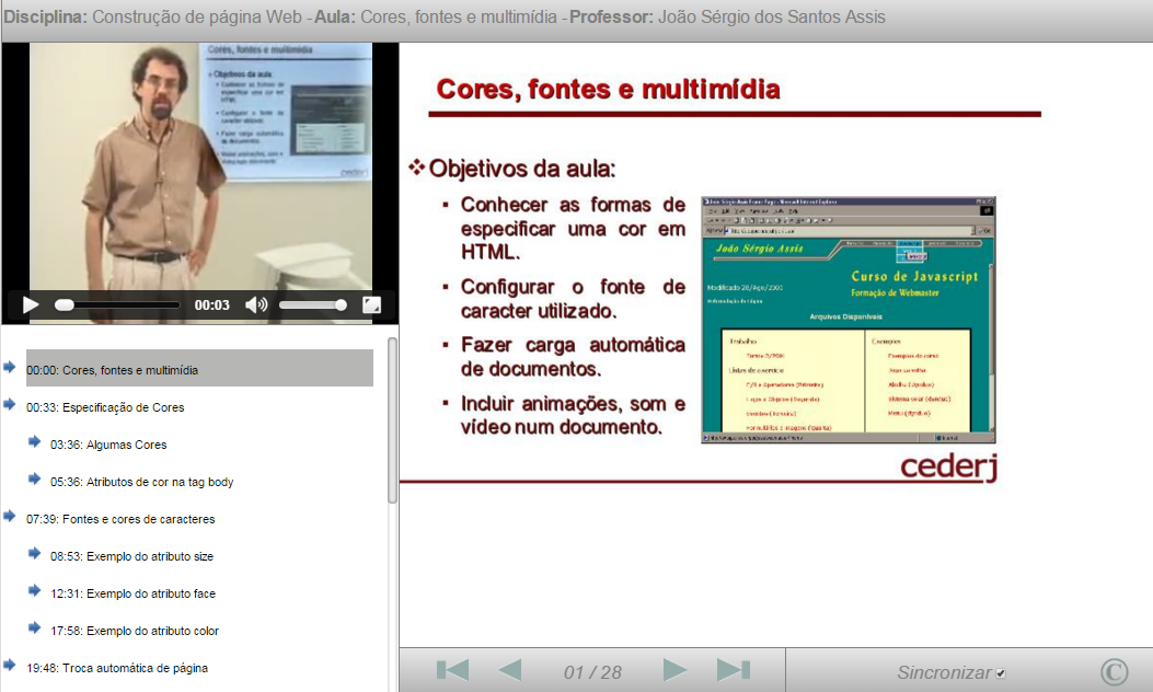 [ead05002] Construção de página Web